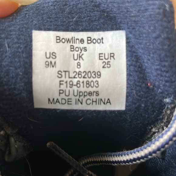 Sperry Little Kids Bowline Leather Boot - Picture 6 of 6